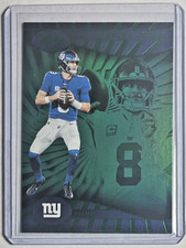 2024 Panini Illusions Daniel Jones Emerald #64 QB, Giants, NFL