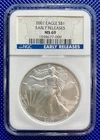 2007 ~ Silver Eagle S$1 ~ NGC MS69 ~ EARLY RELEASES ~ #1558677-009