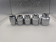 Mac Tools Lot Of 5 Sockets 12 Drive 6 Point Hand Tools Mac Tools Lot Of 5 Sockets 12 Drive 6 Point Hand Tools