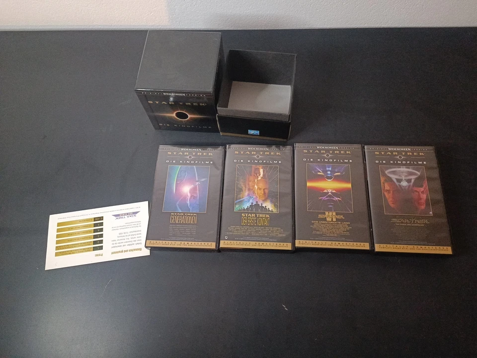 Star Trek Die Kinofilme Box VHS 4 Kassetten - Bild 4 von 4
