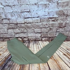 Alo Women’s Mint High Rise Ribbed Sheer Ankle Yoga Activewear Leggings Size XXS