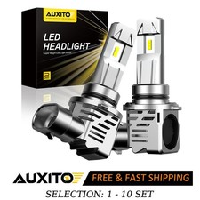 Auxito 9006 White 6500k 30000lm Led Headlight Bulb High Low Beam Combo 2-20x M3