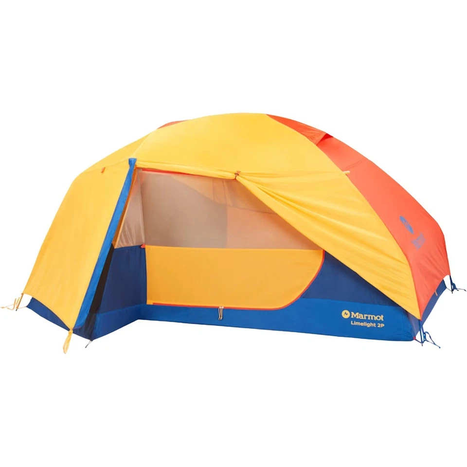 Tienda de campaña MARMOT Limelight 3P camping/mochilería solar/rojo huella solar NUEVA $359 Foto 2 de 4