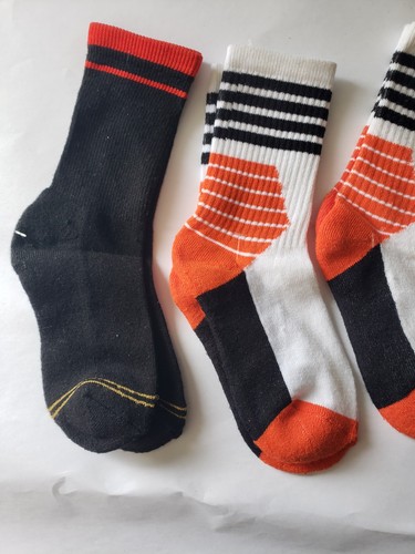 6 Pair Kids Sport Socks Size 5 To 8 - Picture 3 of 4