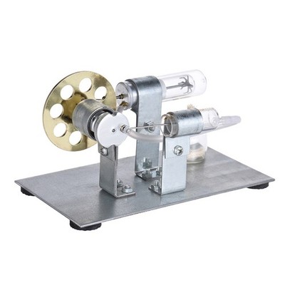 1-Mini Hot Air Stirling Engine Motor Model Educational Toy Self-assembly Kit