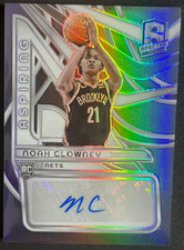 Noah Clowney 2023-24 Panini Spectra 92/99 Auto Silver Aspiring RC #AA-NCL