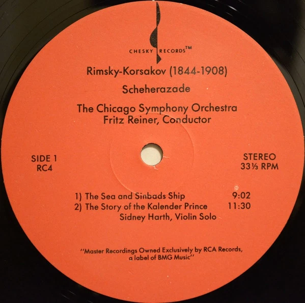 Nikolai Rimsky-Korsakov, Chicago Symphony Orchestra, Fritz Reiner - Scheherazade - Image 3 of 4