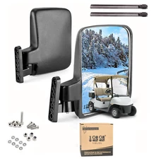 10L0L Golf Cart Side Mirrors for Yamaha Club Car EZGO, Golf Cart Accessories