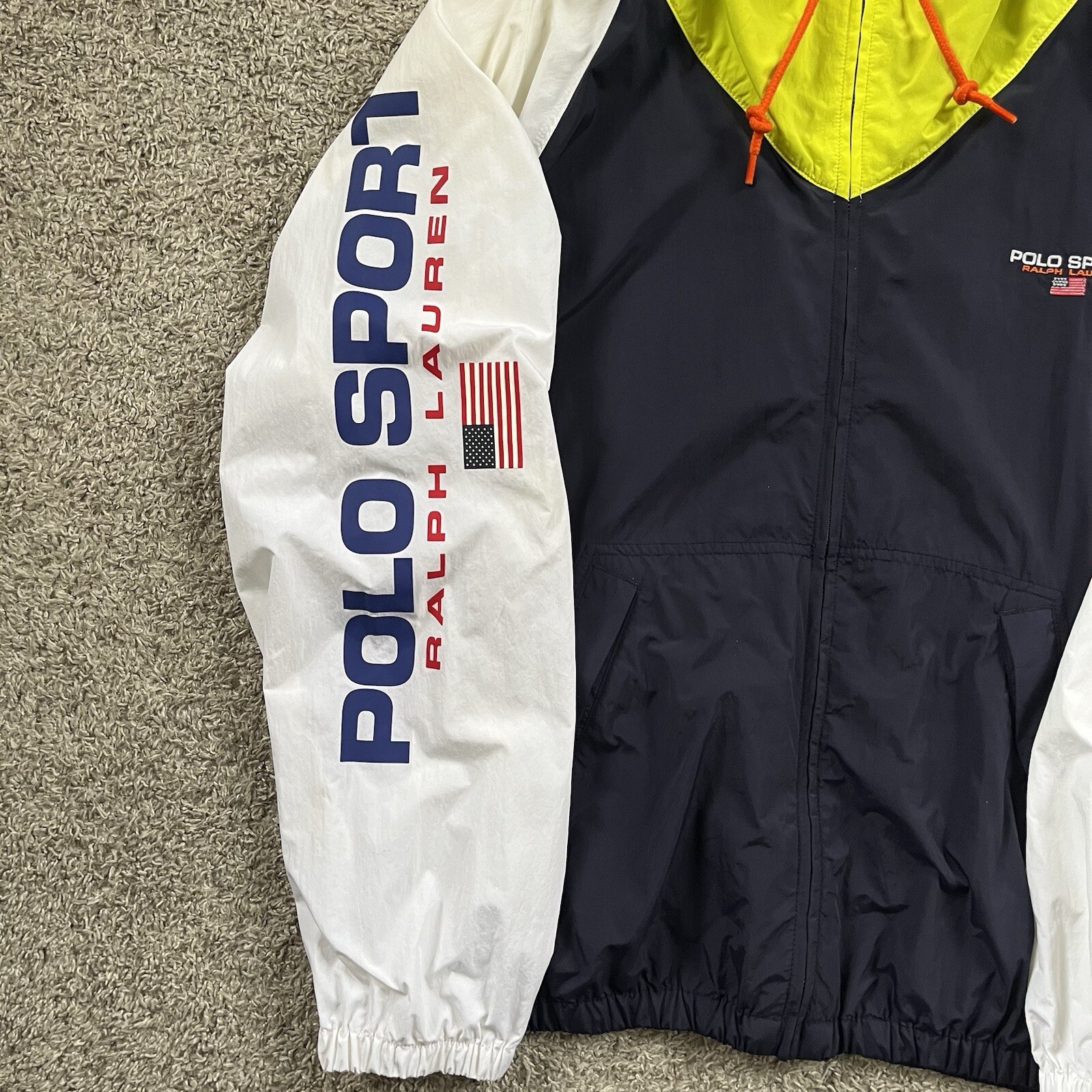Polo Sport Jacket Size Medium Windbreaker WuTang image 3