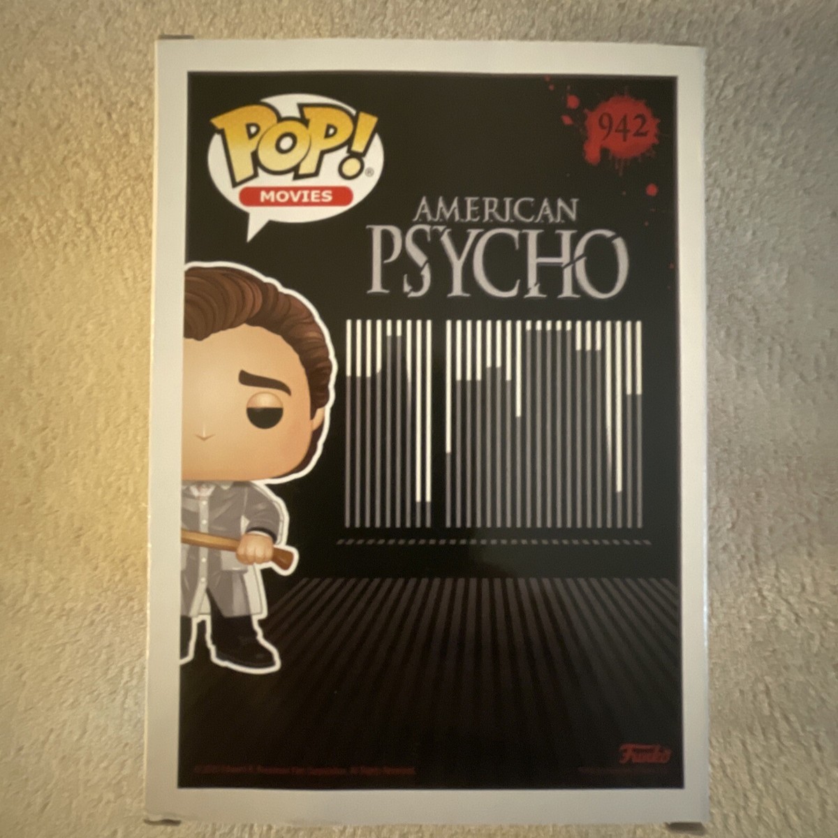 Funko Pop! Movies - American Psycho- Patrick Bateman #942 W