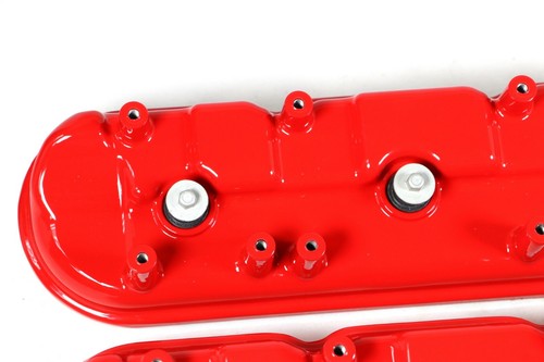 Genuine OEM GM LSA LS9 LS3 LS7 Corvette CTS-V ZL1 Valve Covers Powder Coated Red - Picture 6 of 12