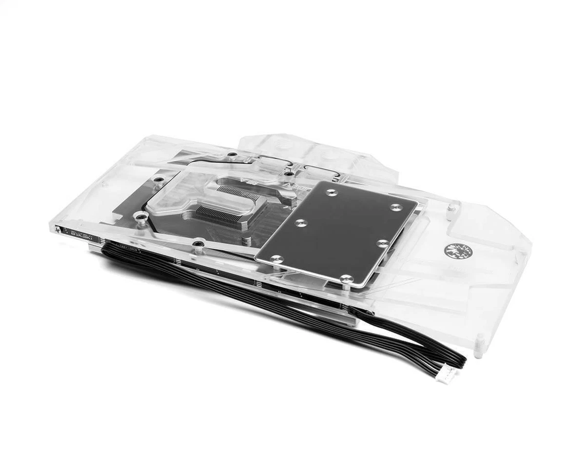 Bykski Full Coverage GPU Water Block and Backplate for ASUS ROG Strix –