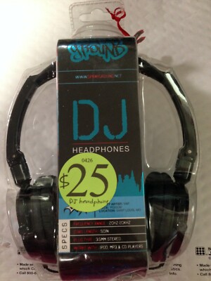 Sprayground DJ Headphones SG1000 Yo DJ Black