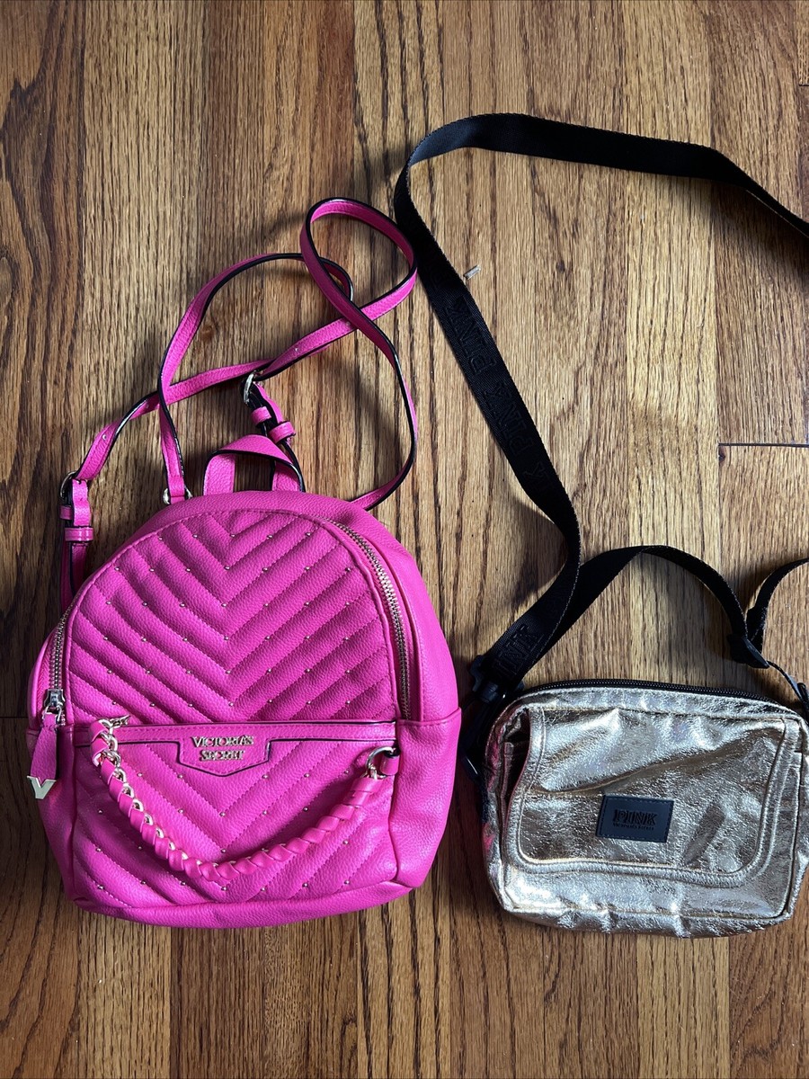 Lot Of 2 victoria secret pink Mini backpack And PINK mini  display picture 2
