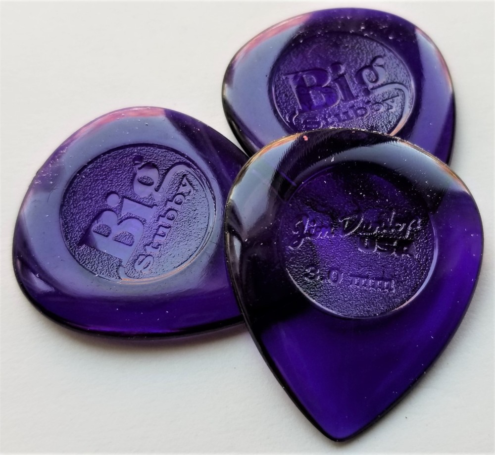 Jim Dunlop 475 Big Stubby 3.0mm Guitar Picks 3-Pack