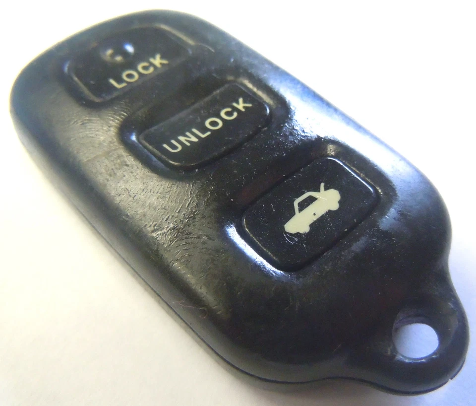 Toyota Camry 2003 entrada remota sin llave GQ43VT14T OEM control de coche llavero llavero Foto 2 de 4