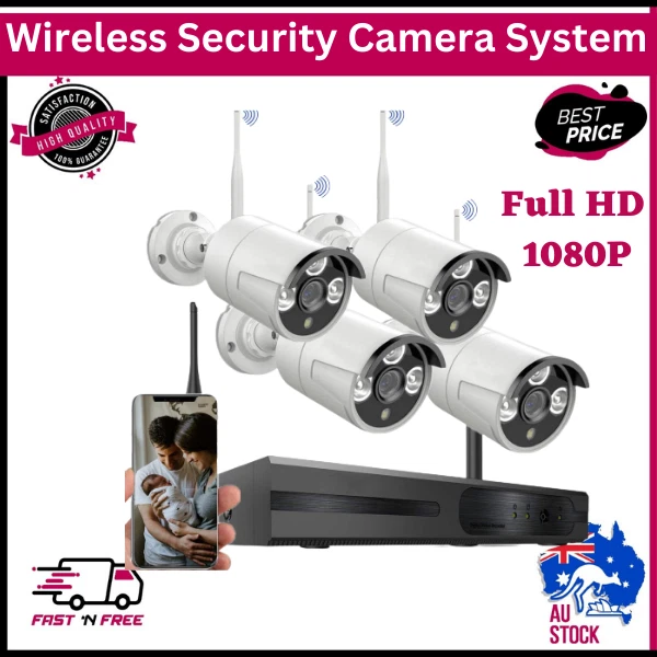 8 camera wireless security system with dvr cheap