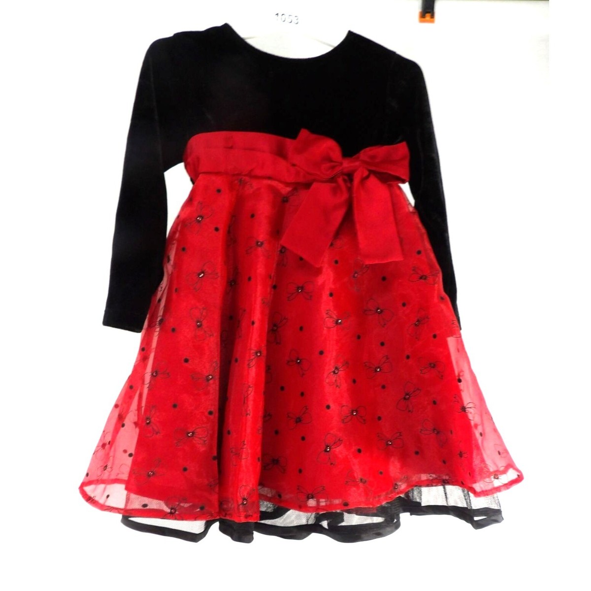 Girl's Formal Party Dress, Lined, Long Sleeve 3T preowned | eBay