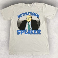 Motivational Speaker T-Shirt Chris Farley Matt Foley Saturday Night Live Gray