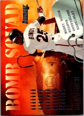 1994 Donruss Barry Bonds Albert Belle BOMB SQUAD Card #3 OF 6