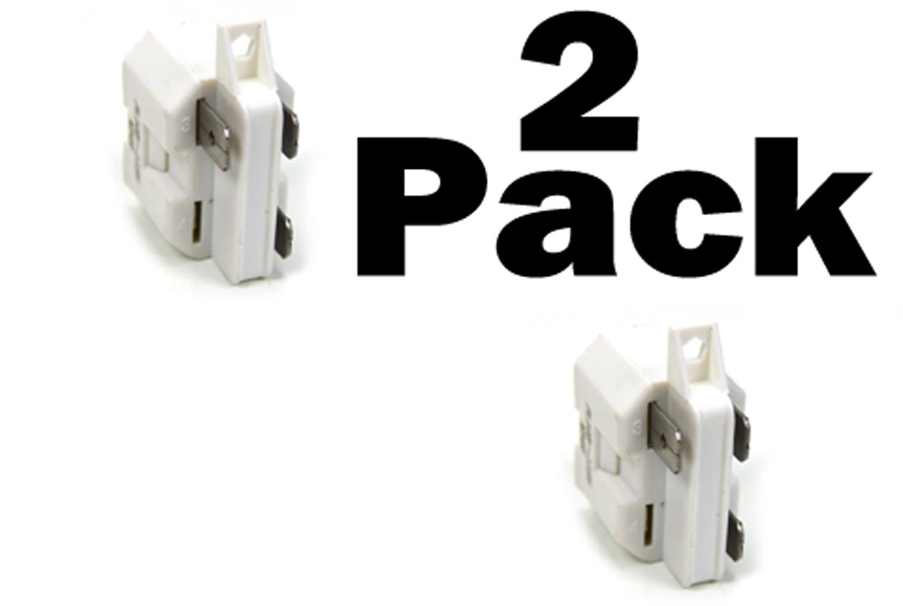 2 PACK 5303007173 REFRIGERATOR FREEZER COMPRESSOR RELAY FITS FRIGIDAIRE KENMORE-image