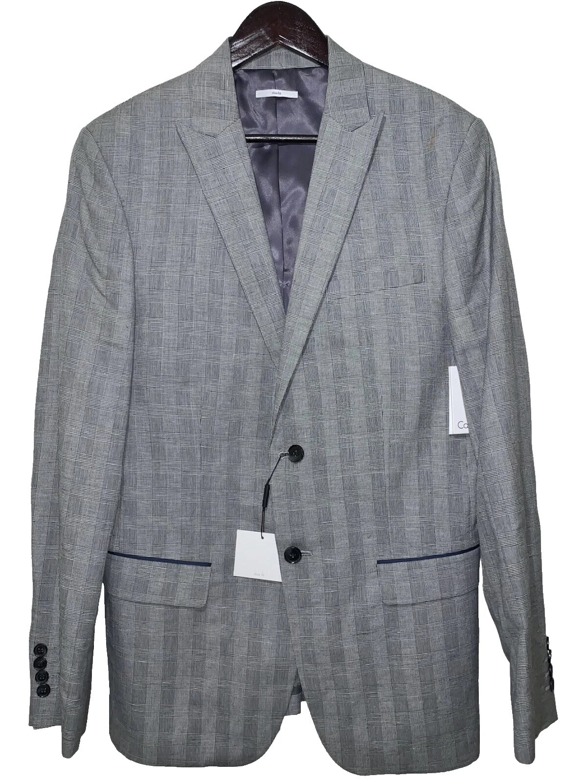 Calvin Klein Cotton Striped Suits & Blazers for Men