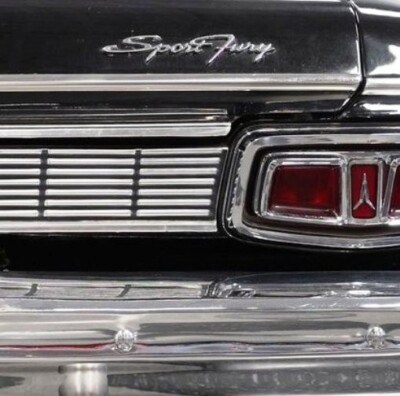 Trunk Name Plate w/Nuts for 1963-1964 Plymouth Sport Fury B-Body