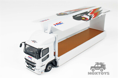 Tarmac Works 1:64 Fuso Super Great TEAM MUGEN white Model Car | eBay