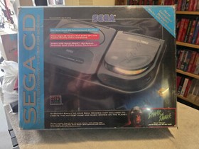 Sega CD Model 2 Console w/Genesis 2 Console w/Sewar Shark-CIB PLUS!! TESTED!