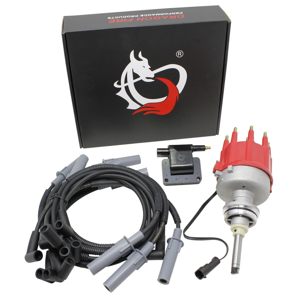 DRAGON FIRE Ignition Kit w/Distributor, Coil, Wires for Dodge, Jeep 5.2L 5.9L V8 - Image 2 of 4