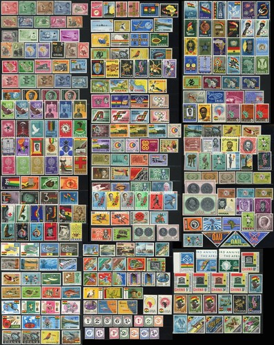 280 Ghana Stamps Africa Postage Collection 1957-1967 Used Mint LH | eBay