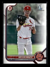 2022 Bowman Draft Paper Brycen Mautz St. Louis Cardinals #BD-124 25 Card Lot