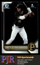 2022 Bowman #BCP-91 Matt Fraizer  Chrome Prospects Pittsburgh Pirates