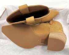 Jeffrey Campbell Brown Mid in) Heel Height Boots for Women