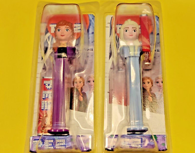 Frozen Super Neu Ungeöffnet PEZ Süßigkeiten Spender Set - Anna & Elsa - Japanisch