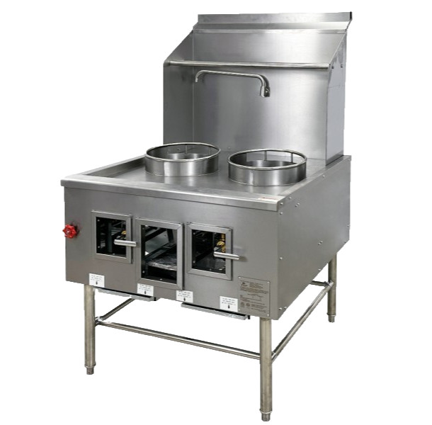 NEW 36" Commercial 2 Hole Wok Range Chinese Cuisine Stir Fry Restaurant NSF