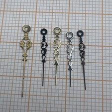 Konvolut 5 Zeiger für Taschenuhren Spindeluhren Uhrmachernachlass # 184