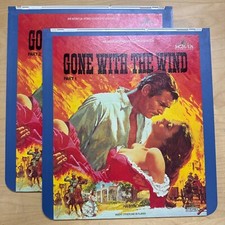 Vintage Rare 1985 CED Videodisc MGM Video Disc " Gone With The Wind " 2-Disc Set
