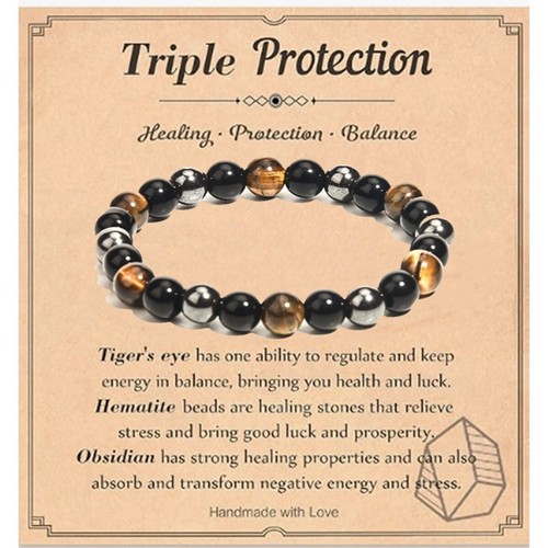 4mm-10mm Natural Gemstone Beaded Stretch Bracelet Crystal Healing Reiki Gifts - Picture 152 of 440