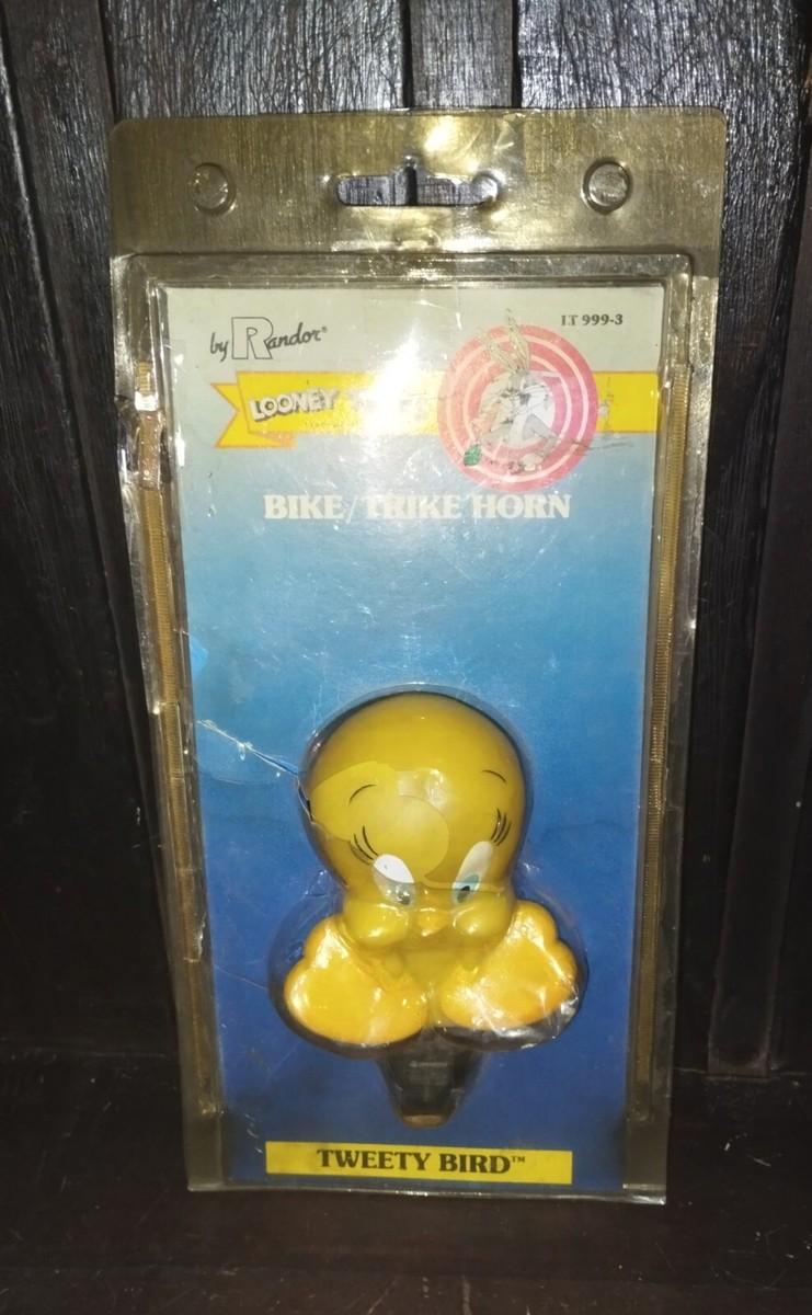 VINTAGE RARE 90'S TWEETY BIRD LOONEY TUNES BICYCLE HORN BIKE TRIKE