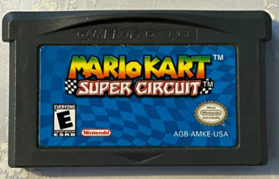 Mario Kart: Super Circuit Game Boy Advance, 2001 GBA Cartridge Only Tested