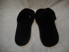 Charter Club Female Black Slippers size M 7-8 