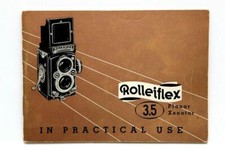 Excellent Rollei Rolleiflex 3.5 Planar/Xenotar In Practical Use Manual P4272