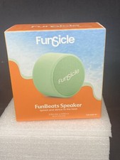  NEW Funsicle Fresh Mint Green FunBeats Bluetooth Speaker, Waterproof 