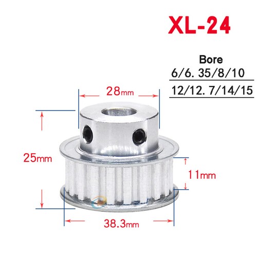 XL10T-35T Timing Belt Pulley Pitch 5.08mm With Step Drive Pulleys Width 11/16mm - Picture 16 of 22