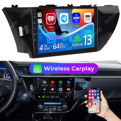 4+64G For Toyota Corolla 2014-2016 Android 13 Apple Carplay Car Stereo Radio GPS