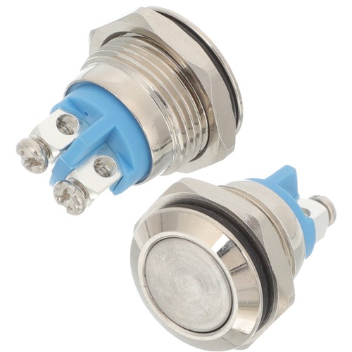2 Pcs Door Bell Ringer Button Replacement Doorbell Repair Kit Round