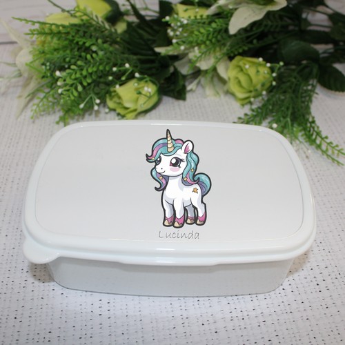 Fiambrera Unicornio Personalizada | Fiambrera Personalizada | Sandwichera - Imagen 3 de 5