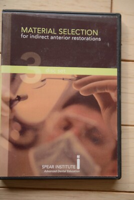 DVD ''Material Selection for indirect anterior restorations'' Spear Institute