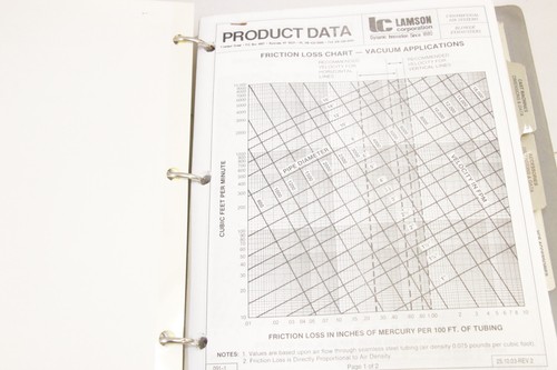 1995 Lamson Vacuum Dealer Catalog Brochures Specs Install Turbotron Guides USED - Picture 13 of 18